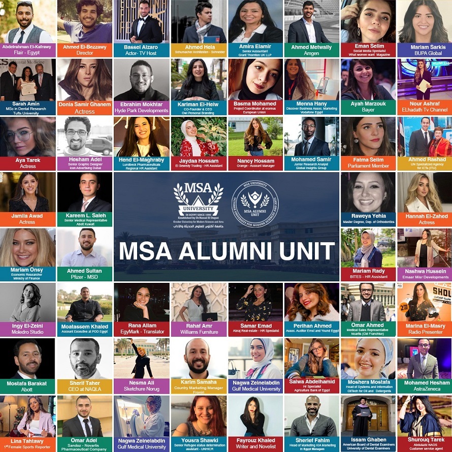 MSA University - Alumni Unit.