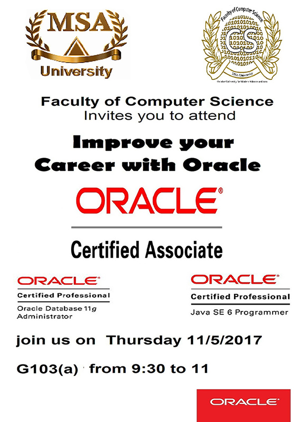 MSA University - Improve your career with ORACLE