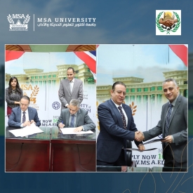 Cooperation agreement between Faculty of Biotechnology &amp; Union of Egyptian Archaeologists