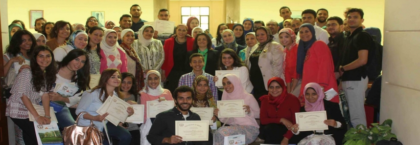 Faculty of pharmacy honoring the accomplished students