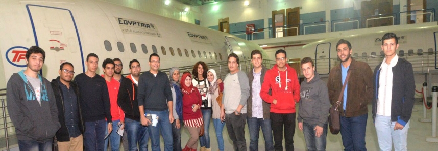 MSA students in Egypt Air and joining the Company's summer training