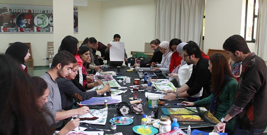 A Colour Workshop held for Interior Design Students