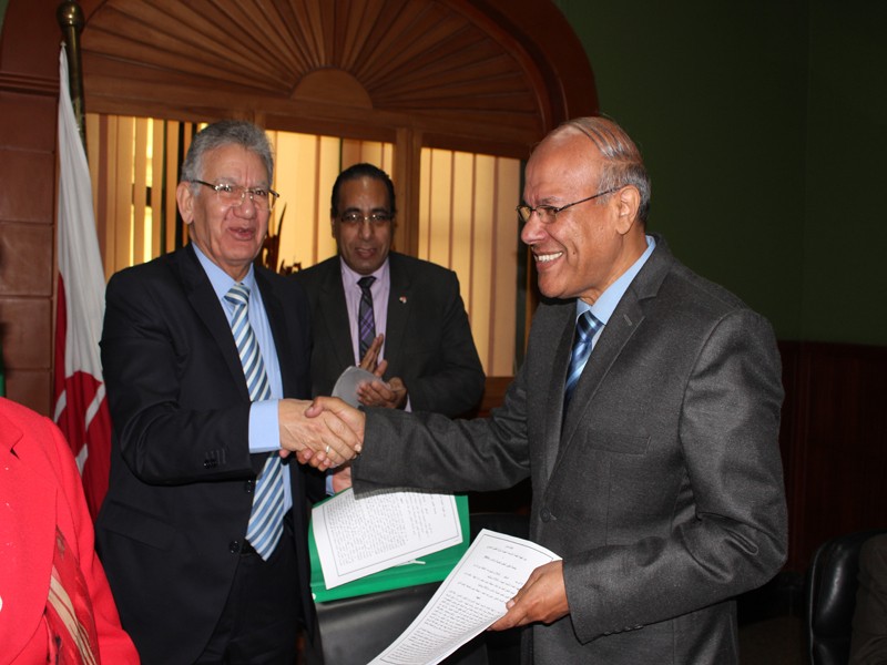 Signing Protocol with Egyptian Meteorological Authority