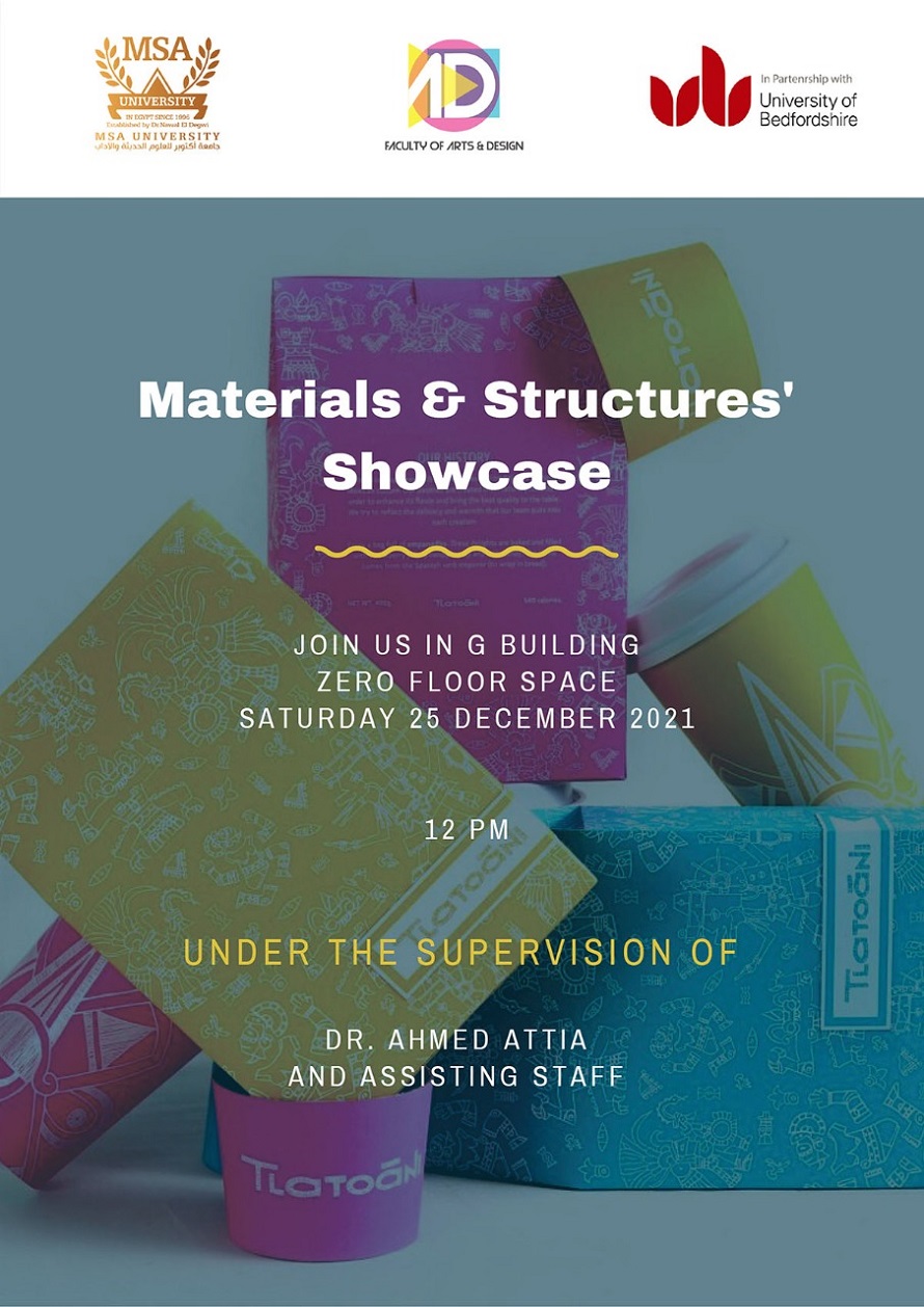 MSA University - Materials & Structures’ Showcase Exhibition 