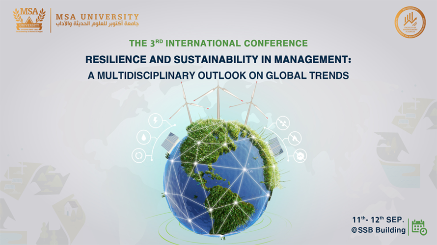 Resilience and Sustainability in Management - 3rd International Conference