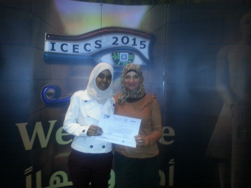 MSA Engineering graduates publish a paper at ICECS 2015 organized by IEEE.