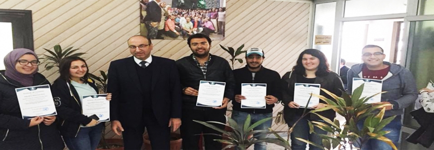 Biotechnology students have been awarded for their graduation projects