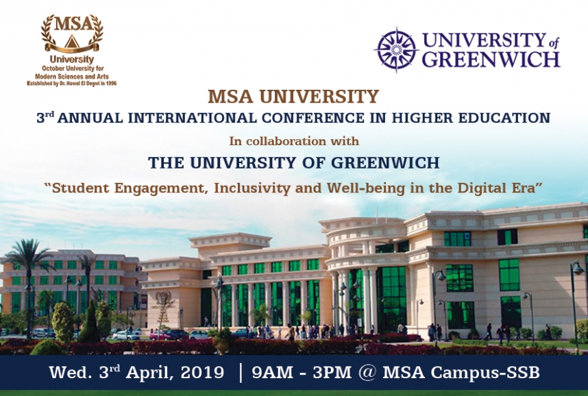 MSA's 3rd Annual International Conference In Higher Education
