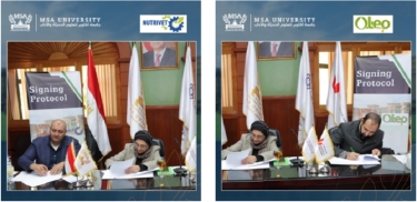 Cooperation Agreement Between The Faculty Of Engineering & Oleo and Nutrivet Misr