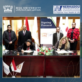 Cooperation agreement between the Faculty of Pharmacy &amp; NERHADOU Pharmaceuticals Company
