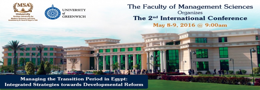 The 2nd International Conference hosted by the faculty of Management Sciences