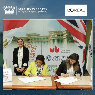 Cooperation agreement between Faculty of Pharmacy & L'Oréal Cosmetics company