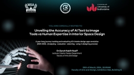 Unveiling the Accuracy of Al Text to Image Tools vs Human Expertise in Interior Space Design